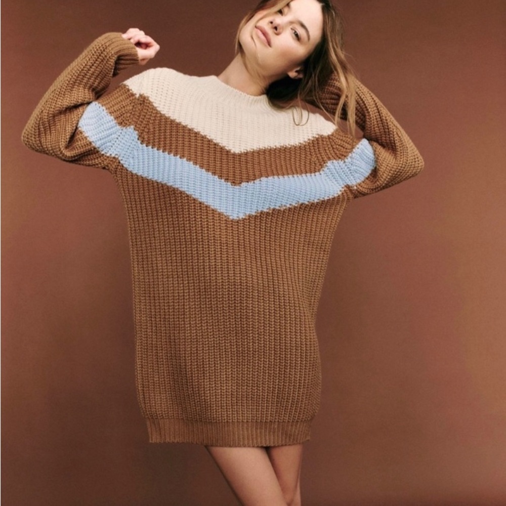 Anthropologie Kinsley Sweater Dress Size M